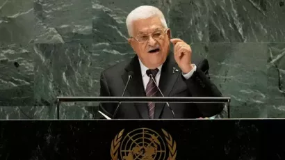 Mahmud Abbas bei der UN